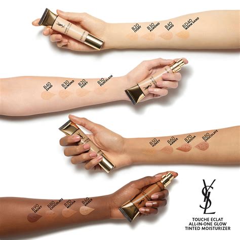 ysl all-in-one glow foundation review|touche eclat colour chart.